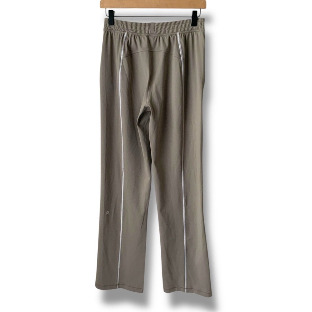 LULULEMON ATHLETICA Define Mid-Rise Track Pant Luon Warm Ash Grey White XS - Picture 3 of 13